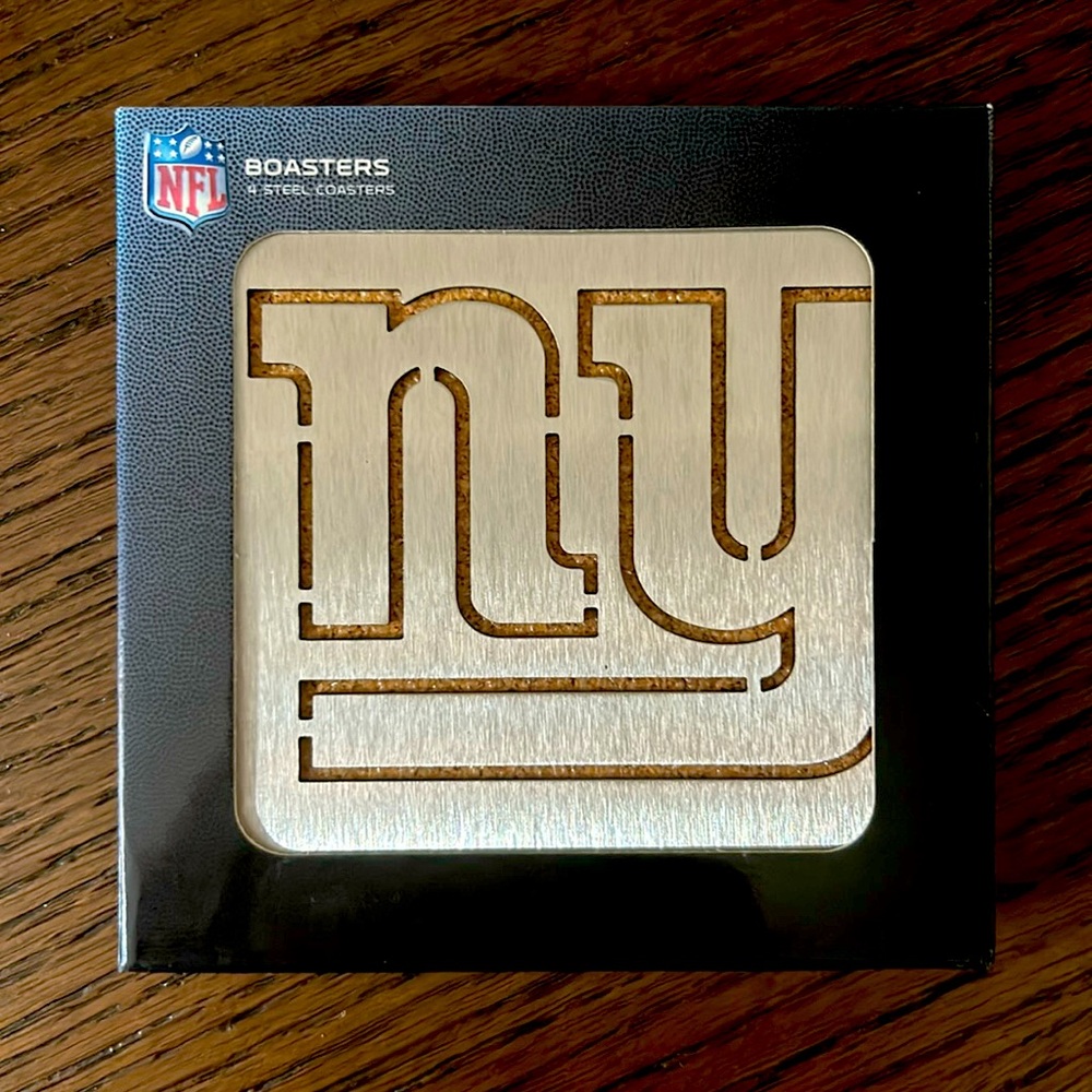 NY Giants coaster set